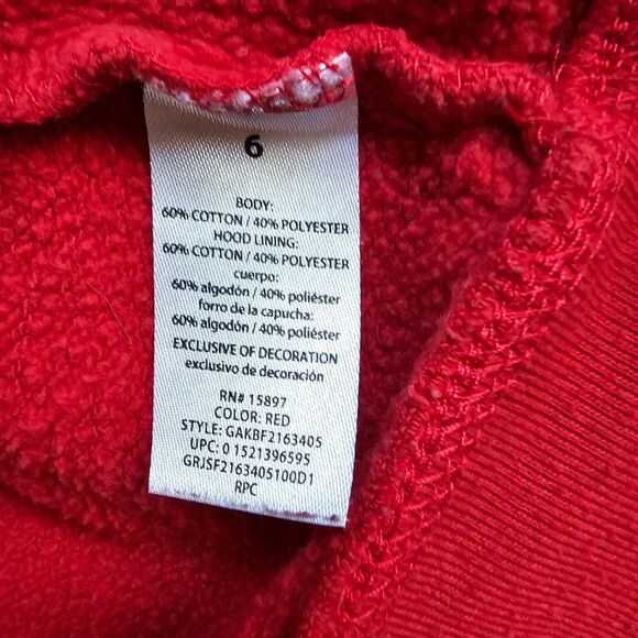 Kids Hoodie w Mask Hood Cool Robot Design Garanimals 365 Kids sz 6 - Picture 6 of 9